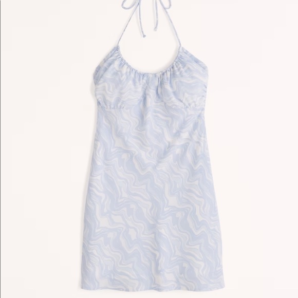 Halter Ruched Mini Dress - Abercrombie & Fitch NWT - Picture 3 of 3